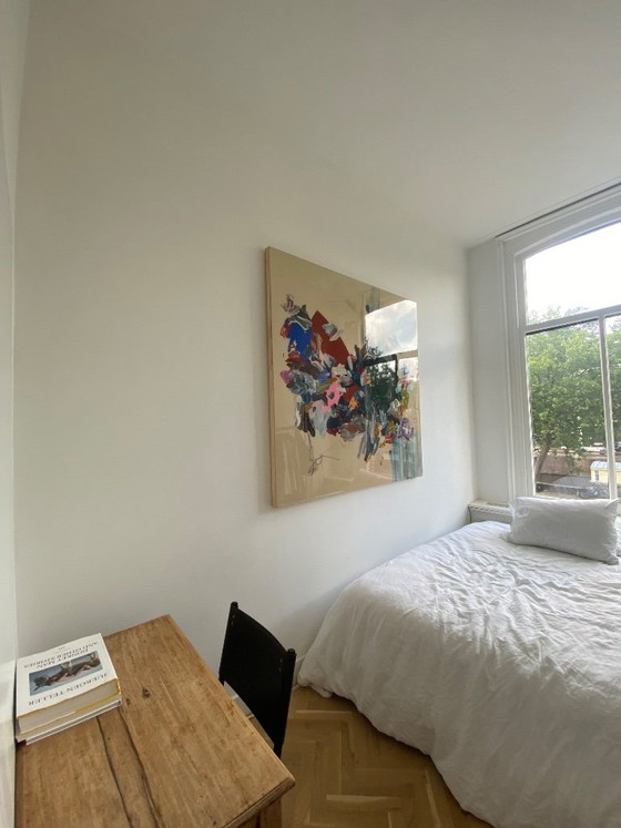 Janna Watson, Abstract Colourful Painting With Resin, The Heaviness Of Light – Art, Plastic, Wood (photo 4 of 6)