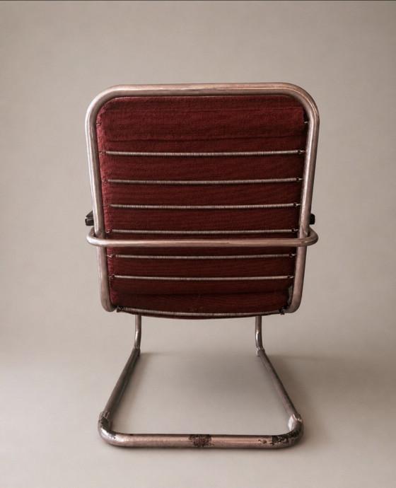 Image 1 of Zeldzame Gispen fauteuil VI-A-138 uit 1931
