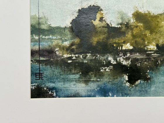 Image 1 of Eugène Eechaut (1928-2019) - Abstract landscape, 1975, signed, framed