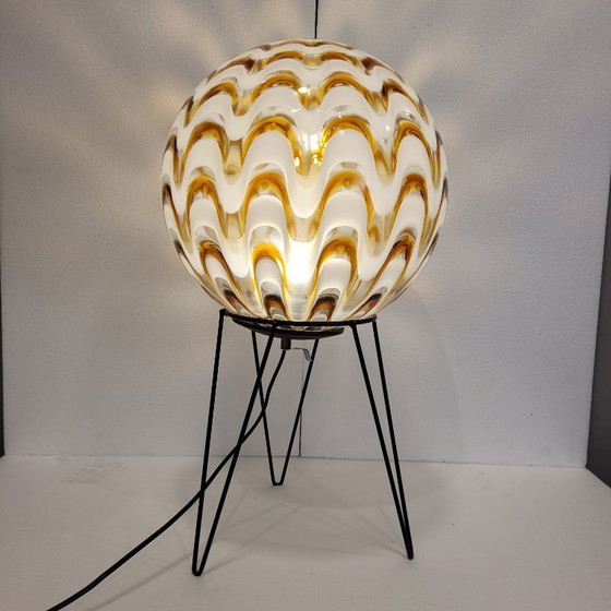 Image 1 of Tisch-/Deckenleuchte, Muranoglas, Mazzega-Stil, 1970er Jahre – Italien