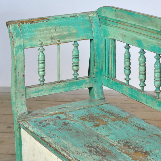 Image 1 of Kiefernholzbank, um 1900