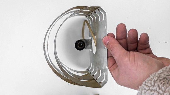 Image 1 of Applique scultorea in ottone – Werner Schou per Coronell Elektro