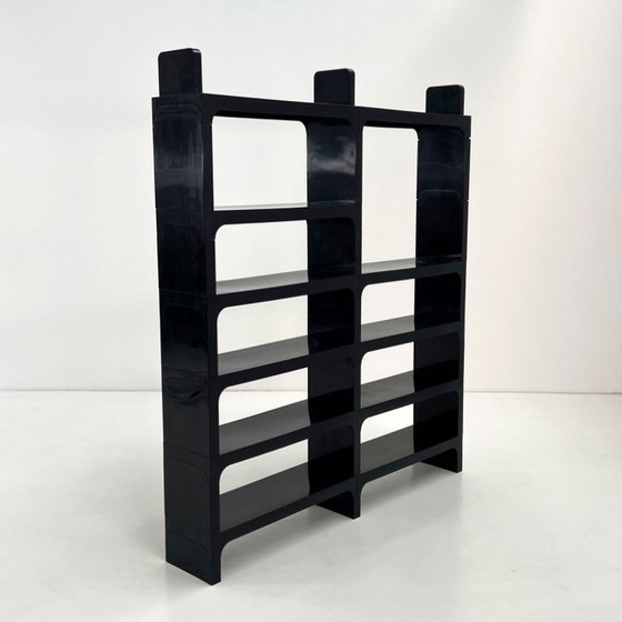Image 1 of Etagère Modulable Noire par Olaf Von Bohr pour Kartell, 1970s