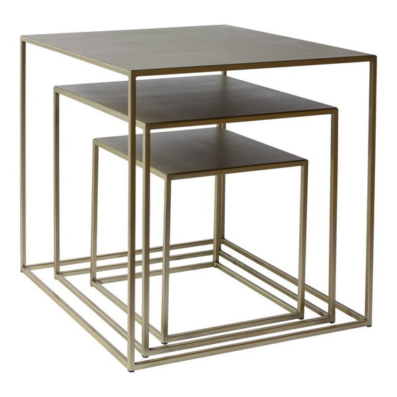 Image 1 of Tables d'Appoint Dôme Déco 'Milano' - Or
