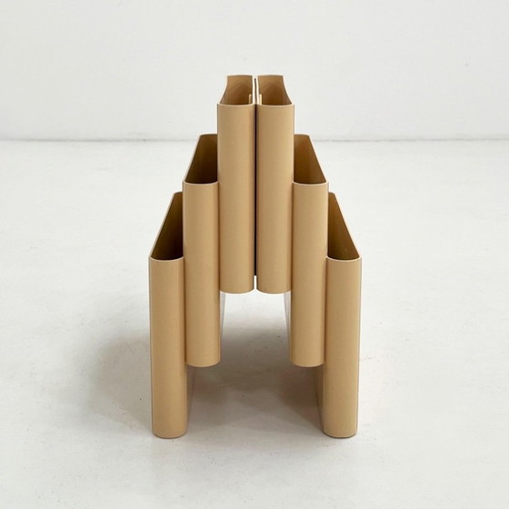 Image 1 of Portariviste color crema di Giotto Stoppino per Kartell, anni '70