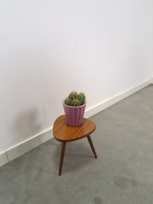 Side Table With Brown Formica Top, Plant Table No. 21