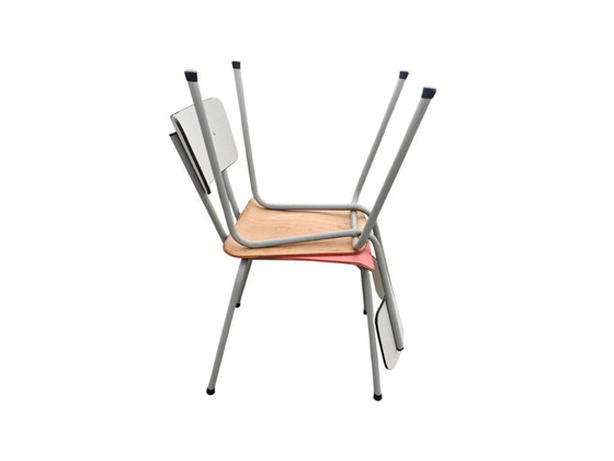 Image 1 of Rawi - Design retrò - 2 sedie da pranzo vintage con struttura tubolare - anni '60