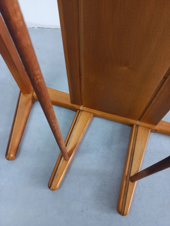 Image 1 of Raro tavolino da parete modernista Wim Den Boon (Attrib)