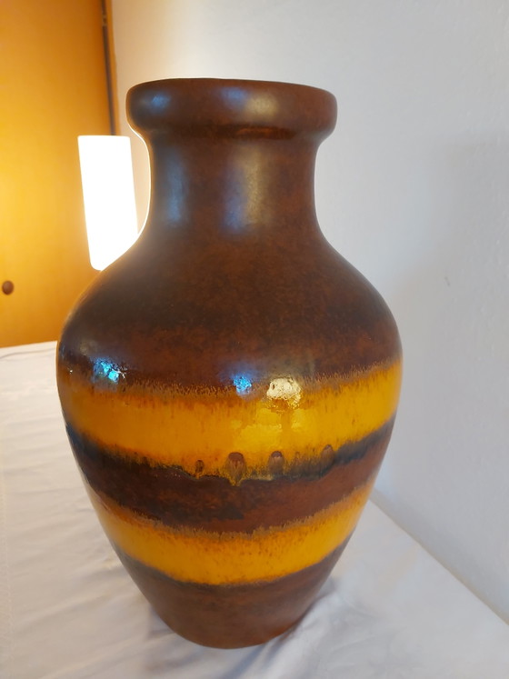 Image 1 of XXL floor vase, Mid Century style, intact