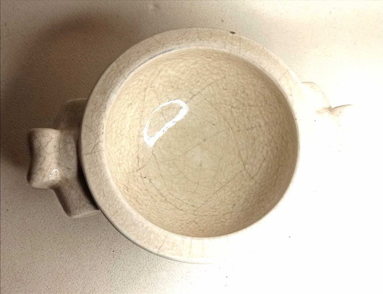 Image 1 of Art Deco bowl by Paul Bonifas, signed and numbered. Width 24 cm