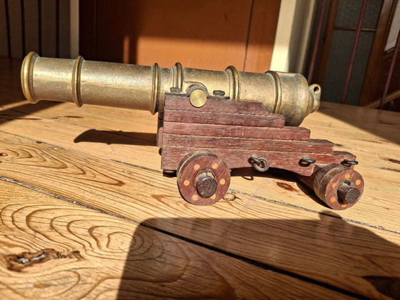 Riproduzione Grande Cannone in Bronzo 34 cm – Oggetti decorativi (photo 7 of 29)
