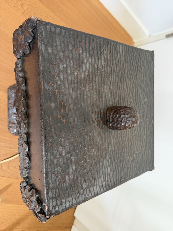 Image 1 of Lampada in legno Art Déco