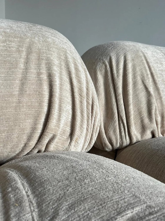 Image 1 of Iconic Camaleonda  Seating Set by Mario Bellini for C&B Italia with Gli Scacchi  Complements