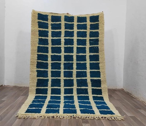 Handgemaakt vloerkleed van puur wol, traditioneel vakmanschap, afmeting 2/3 meter – Ahrend, vloerkleden en tapijten, Wool