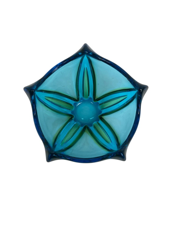 Image 1 of Blue Murano glass bowl