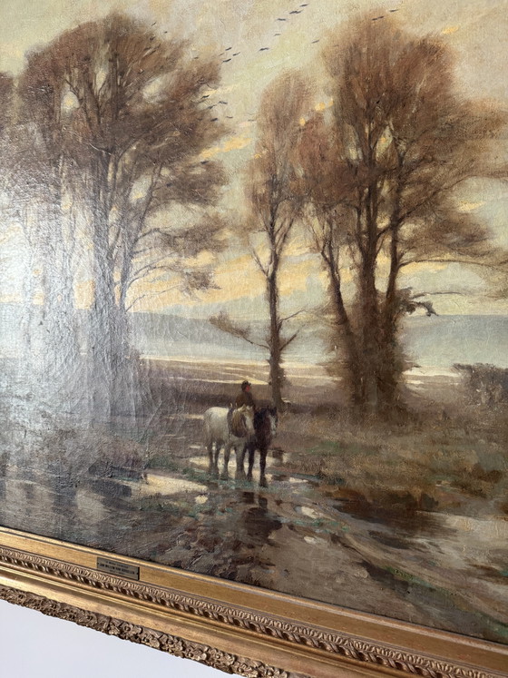 Dipinto Monumentale Jan Willem Von Borselen (1825-1892) – Dipinti e disegni, Canvas, Wood (photo 5 of 15)
