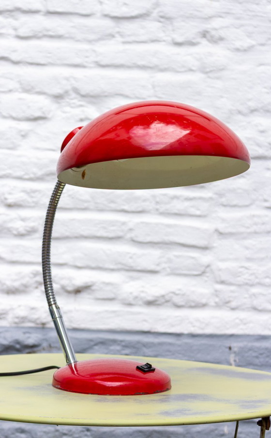 Image 1 of Vintage 70's MASSIVE Bauhaus-stijl Bureaulamp