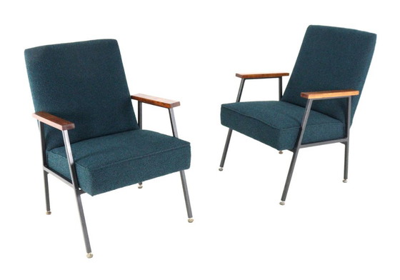 Image 1 of Fauteuil Gispen 'Genie' vintage nouvellement rembourré