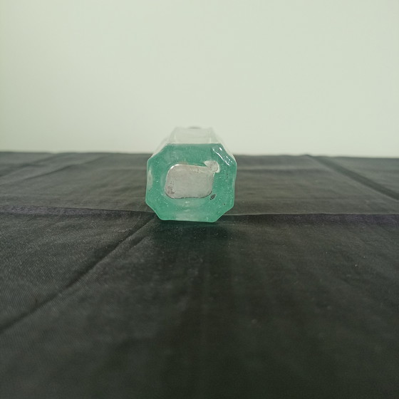 Image 1 of Rara bottiglia da farmacia ottagonale francese – soffiata a mano (ca. 1850–1865)