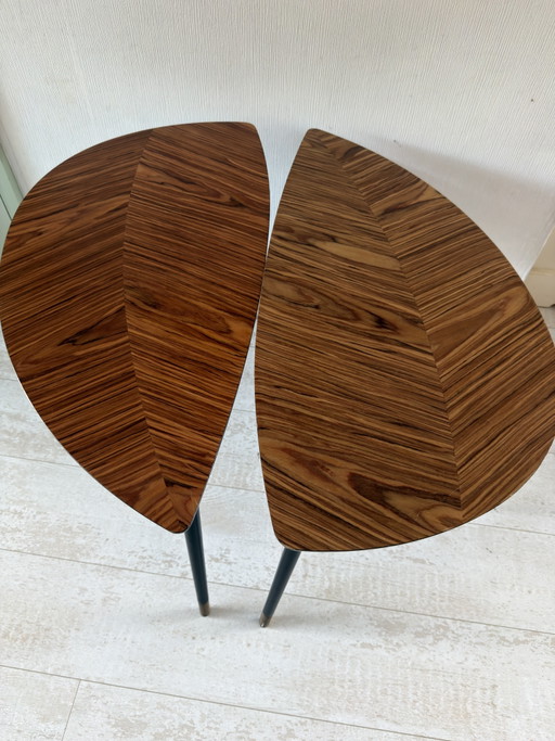 Tavolino IKEA LÖVBACKEN – Marrone medio – Stile moderno di metà secolo – bijzettafels, Metal, Wood (photo 2 of 14)