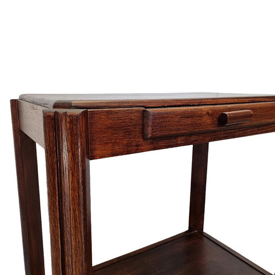 Image 1 of French Art Deco table with drawer, circa 1930