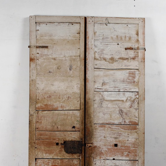 Double Porte Faux Bois avec Fermeture et Décor Laqué Frontal – Porte-plantes, Klassiek (photo 3 of 5)