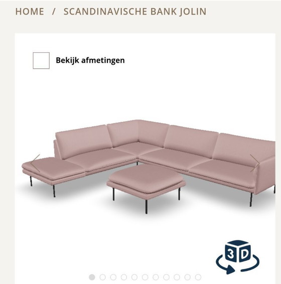 Image 1 of Sofá de diseño Sav&Okse, en forma de L con otomana