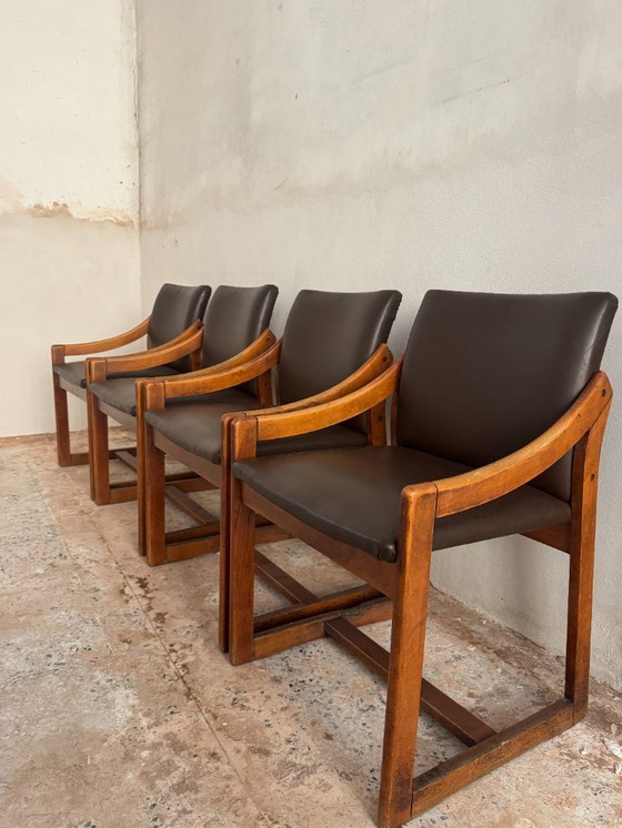 Image 1 of Sedie in legno vintage dall'Italia