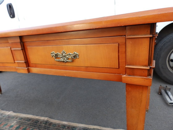 Image 1 of Lussuosa scrivania curva in stile inglese