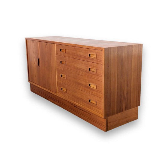Original Poul Hundevad Midcentury Sideboard danish teak lowboard – Holz (photo 4 of 11)