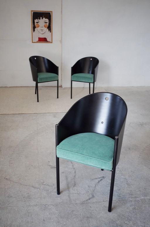 1 of 3 Costes chairs by Philippe Starck for Driade