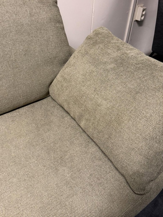 Image 1 of Divano Musterring a 2 posti con pouf (verde)