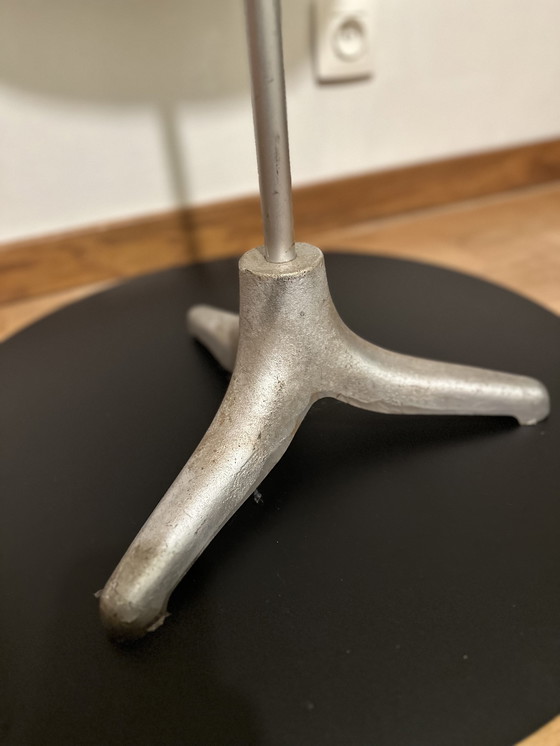 Image 1 of Manichino vintage Juvenia - taglia 42 - rivestimento in lino - base in metallo - design belga