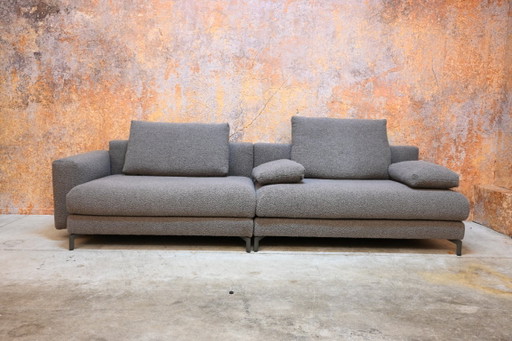 Rolf Benz Nuvola design modular sofa in taupe fabric