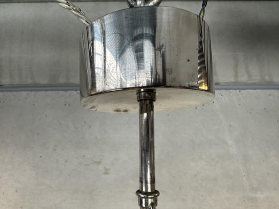 XL Vintage Design ‘Orbit’ Chandelier - Sciolari – Brass, Silver (photo 11 of 14)