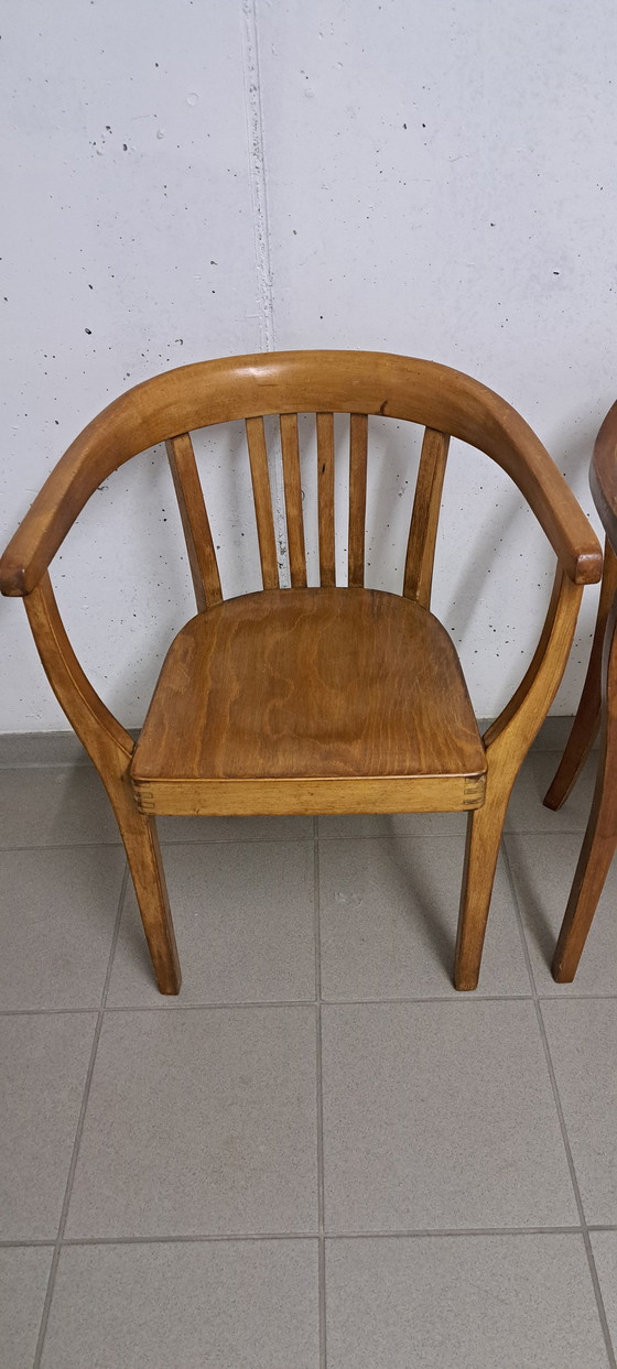 Image 1 of Bauhaus Armchair – Bentwood Vintage Mid-Century, Gropius Style, 1940s-50s