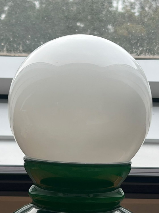 Glazen space age lamp - Italiaans Design – Tafellampen, Metaal (photo 7 of 8)