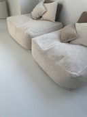 2 x Tabouret Bouclé