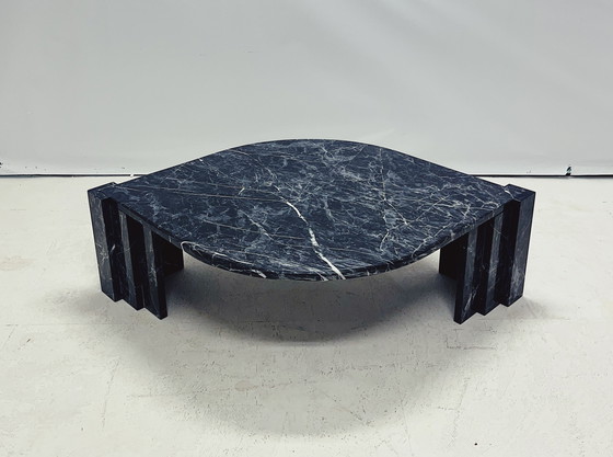 Image 1 of Teardrop Coffee Table in Solid Marble