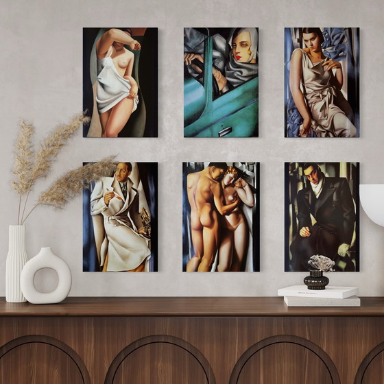 Image 1 of Libro de carteles de Tamara de Lempicka - Colección Art Déco (Taco Verlag, 1990)