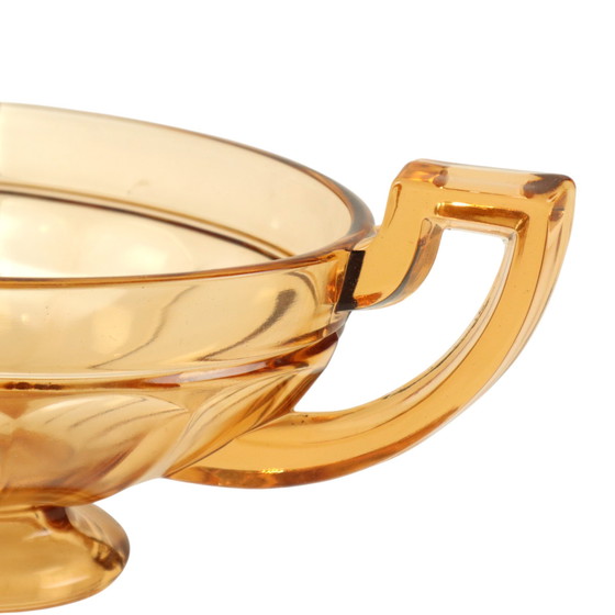 Image 1 of Fruttiera Art Déco Val Saint Lambert Noémie