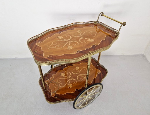 Chariot de bar vintage, Italie, années 1970