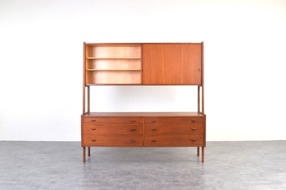 Image 1 of Credenza danesa Mid-Century modelo RY-20 de teca de Hans Wegner para Ry Møbler