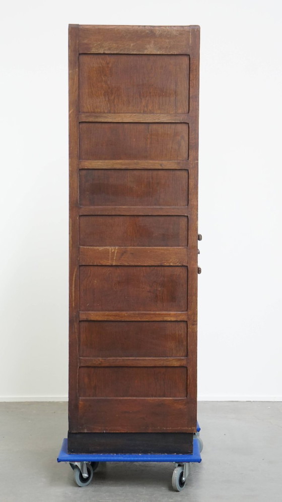 Image 1 of Mobiletto antico in rovere con due ante a rullo