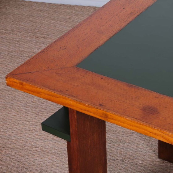 Image 1 of Vintage wooden games table, 20th century work