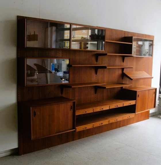 Image 1 of Modulares und funktionales Wandregal von Troeds Bjärnum, 1960