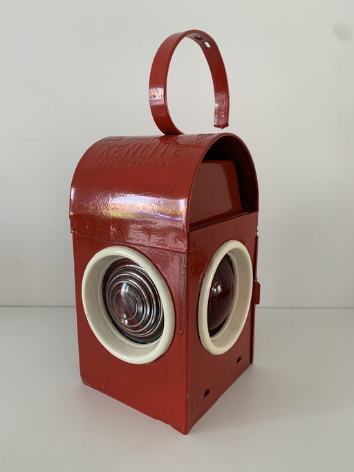 Lampe de chemin de fer vintage 'Kenlite
