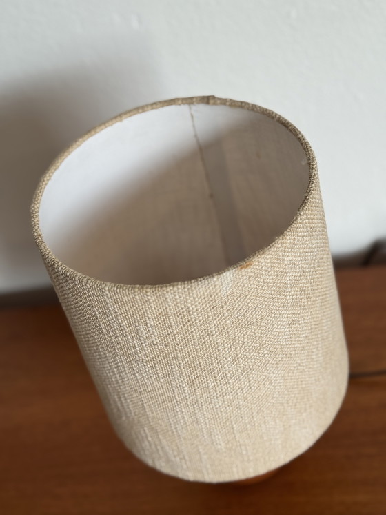 Image 1 of Lampada da tavolo vintage in teak di metà secolo, anni '60
