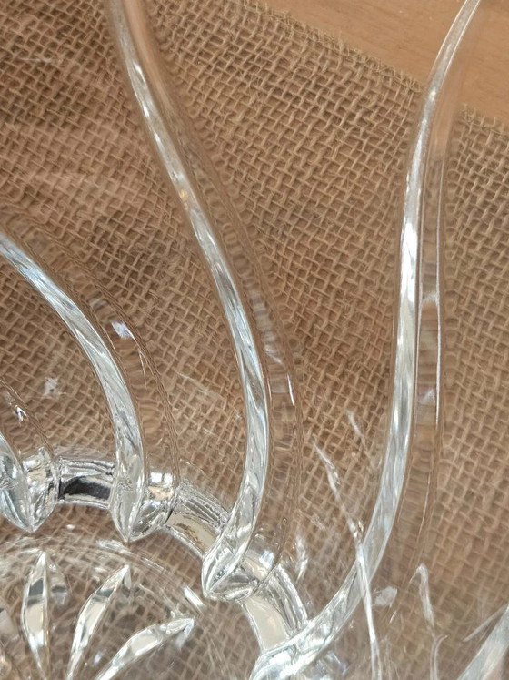 Image 1 of JG Durand Mantova crystal bowl – Mint condition with sticker and original box – 36cm