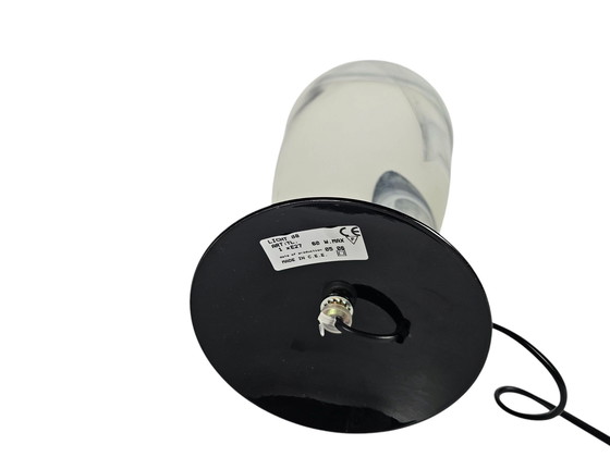 Image 1 of Licht ´88 - Dutch Design - Tafellamp - Kelklamp - Gemarmerd Glas - 80's